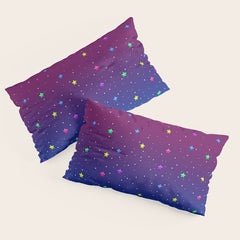 1997 Neon Rainbow Baphomet Pillow Sham