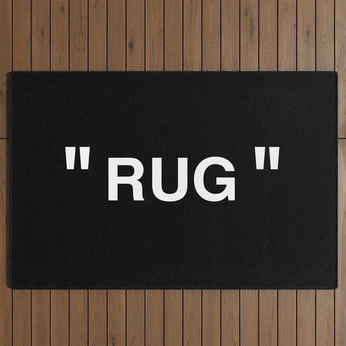 " Art " (Negative) Outdoor Rug
