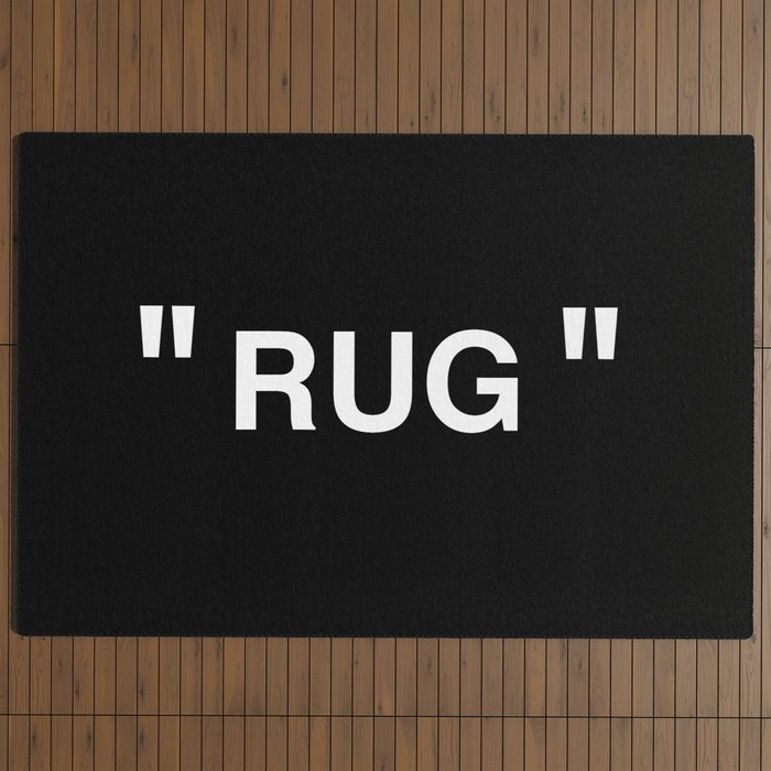 " Art " (Negative) Outdoor Rug