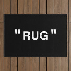 " Art " (Negative) Outdoor Rug