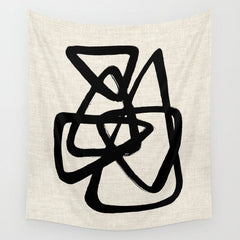 A Family Of Five Wall Tapestry