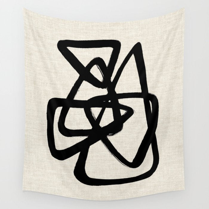 A Family Of Five Wall Tapestry