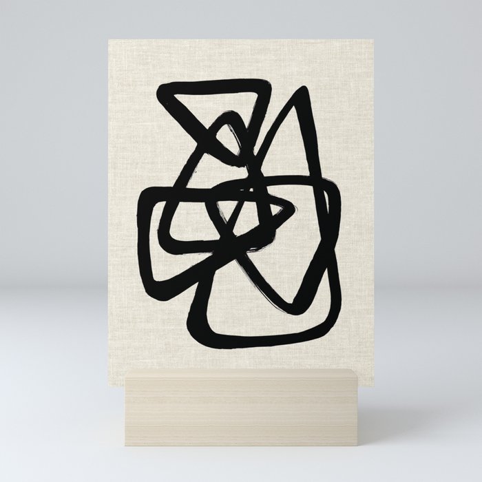 A Family Of Five Mini Art Print