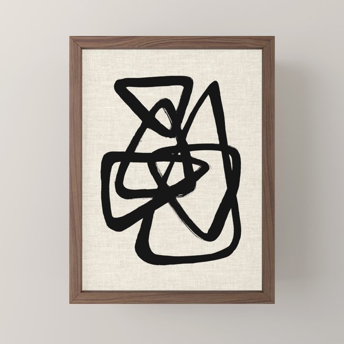 A Family Of Five Mini Art Print
