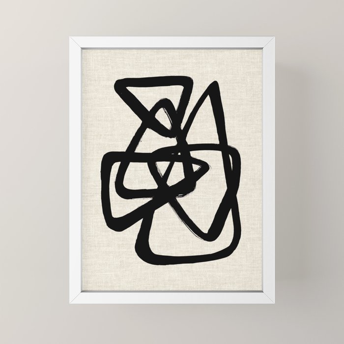 A Family Of Five Mini Art Print