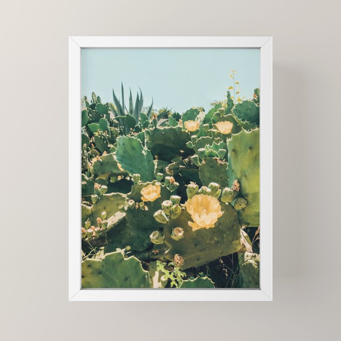 A Field of Prickly Pear Cactus Mini Art Print