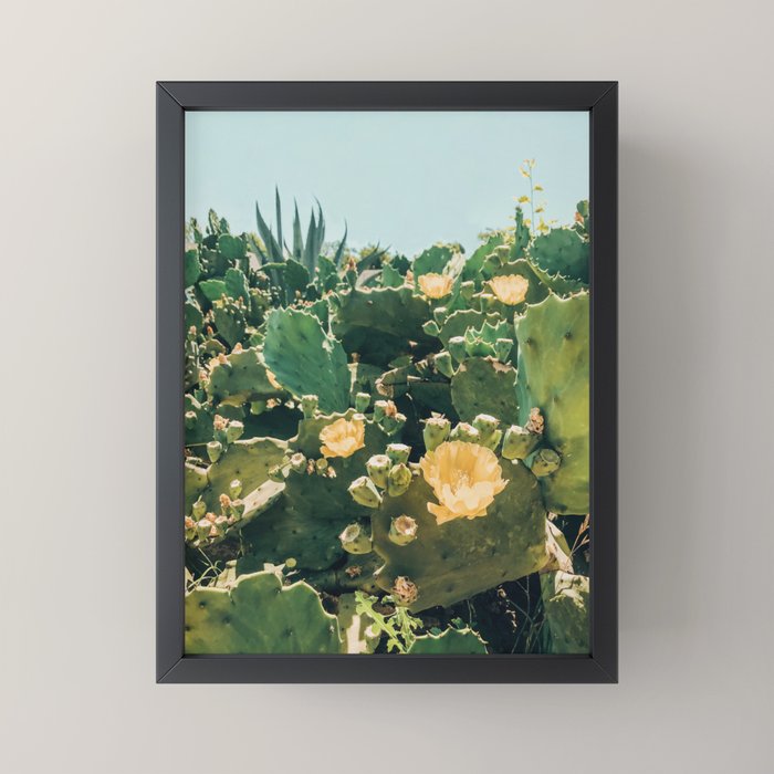 A Field of Prickly Pear Cactus Mini Art Print