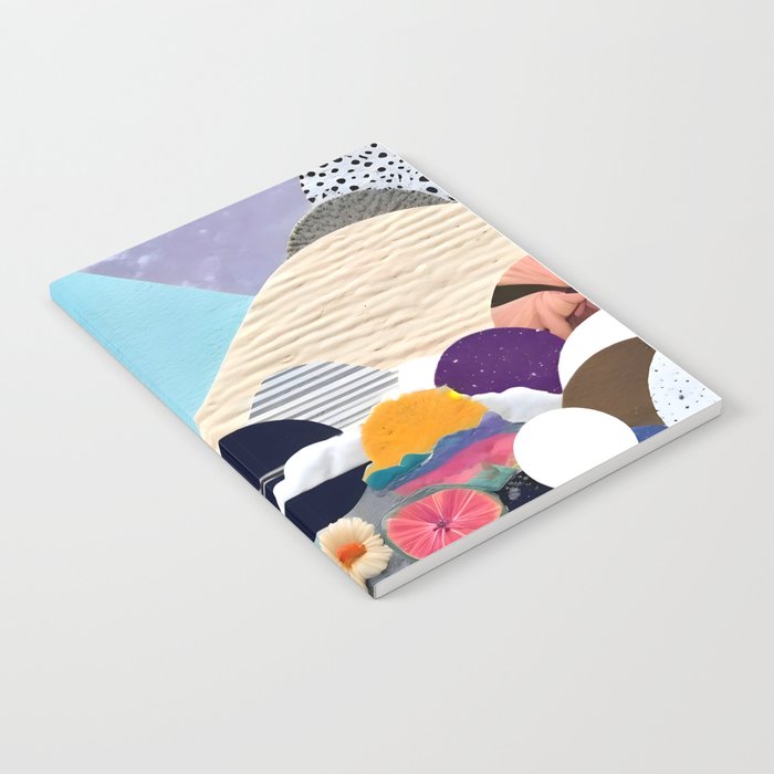 A Fantastic Journey, Graphic Collage Eclectic, Cutout Pop Art Contemporary, Snow Mountain Winter Textures Patterns, Geometric Digital Notebook