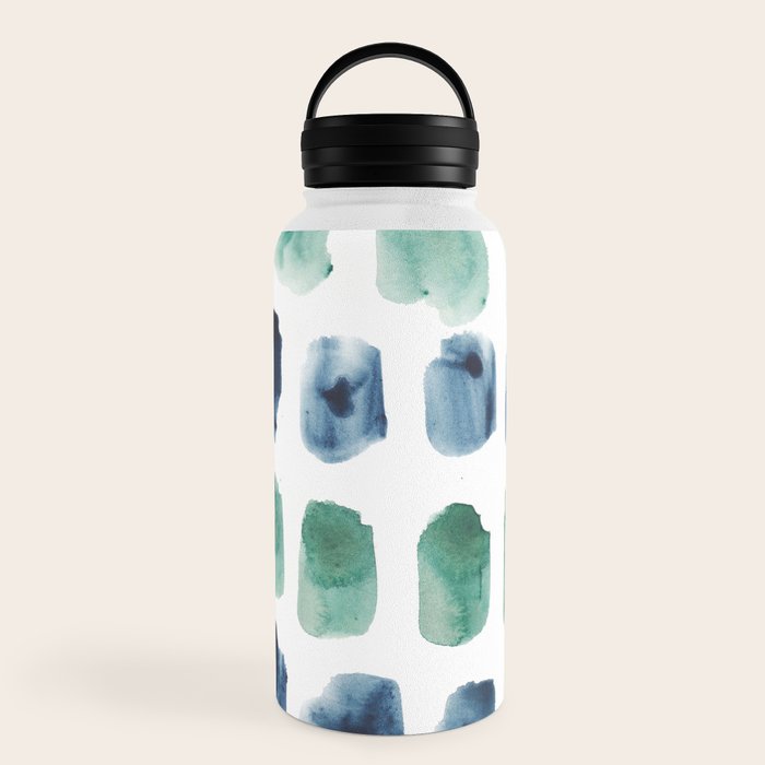 17  Minimalist Art 220419 Abstract Expressionism Watercolor Painting Valourine Design  Water Bottle