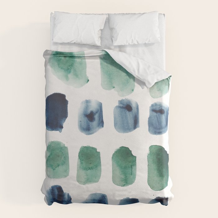 17  Minimalist Art 220419 Abstract Expressionism Watercolor Painting Valourine Design  Duvet Cover