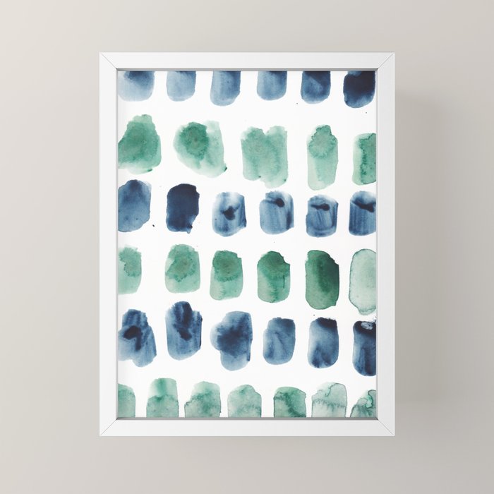 17  Minimalist Art 220419 Abstract Expressionism Watercolor Painting Valourine Design  Mini Art Print