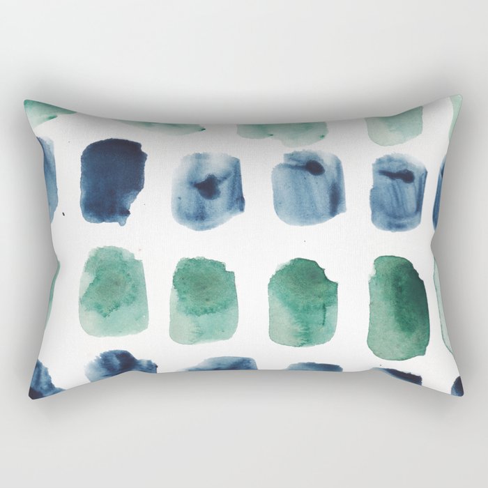 17  Minimalist Art 220419 Abstract Expressionism Watercolor Painting Valourine Design  Rectangular Pillow
