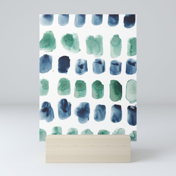 17  Minimalist Art 220419 Abstract Expressionism Watercolor Painting Valourine Design  Mini Art Print