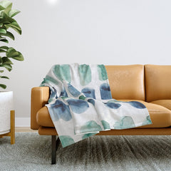17  Minimalist Art 220419 Abstract Expressionism Watercolor Painting Valourine Design  Throw Blanket