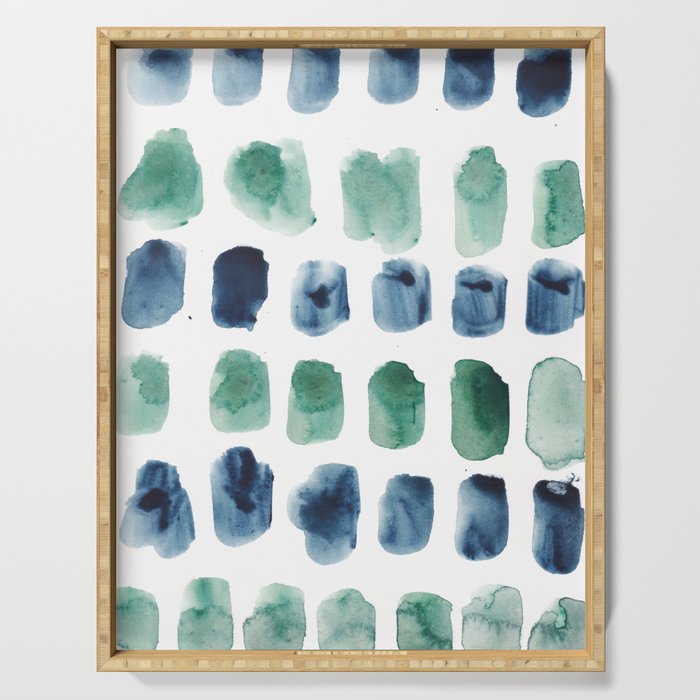 17  Minimalist Art 220419 Abstract Expressionism Watercolor Painting Valourine Design  Serving Tray