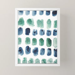 17  Minimalist Art 220419 Abstract Expressionism Watercolor Painting Valourine Design  Mini Art Print
