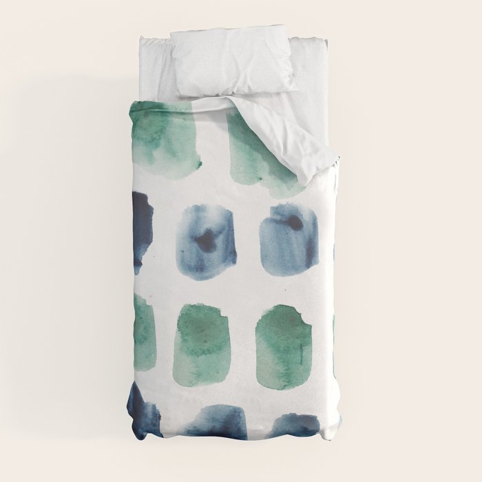 17  Minimalist Art 220419 Abstract Expressionism Watercolor Painting Valourine Design  Duvet Cover