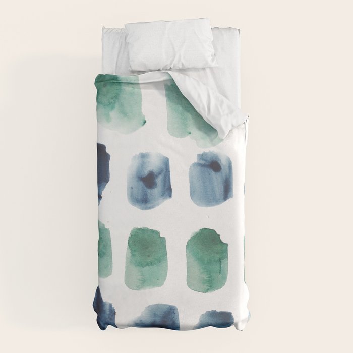 17  Minimalist Art 220419 Abstract Expressionism Watercolor Painting Valourine Design  Duvet Cover