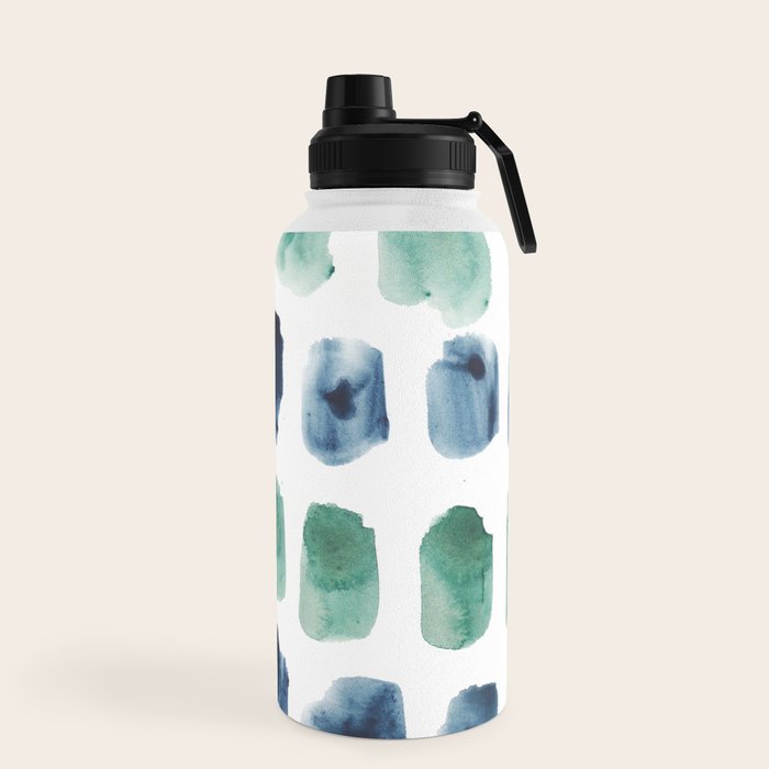 17  Minimalist Art 220419 Abstract Expressionism Watercolor Painting Valourine Design  Water Bottle
