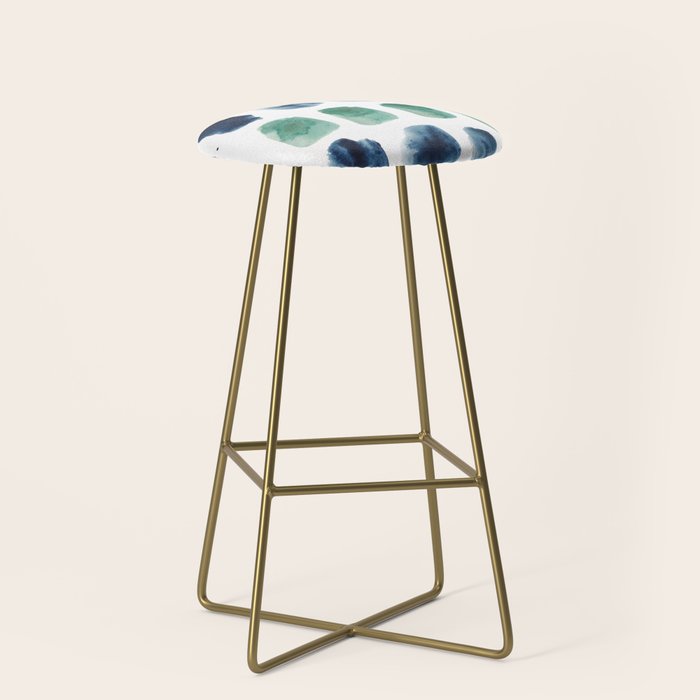 17  Minimalist Art 220419 Abstract Expressionism Watercolor Painting Valourine Design  Stool