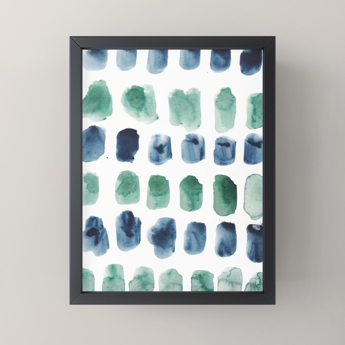 17  Minimalist Art 220419 Abstract Expressionism Watercolor Painting Valourine Design  Mini Art Print