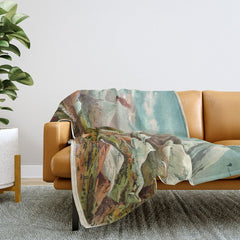 "View of Nature in Ascending Regions" by Levi Walter Yaggy, 1893 Throw Blanket