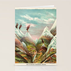 "View of Nature in Ascending Regions" by Levi Walter Yaggy, 1893 Stationery Card