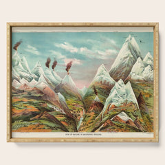 "View of Nature in Ascending Regions" by Levi Walter Yaggy, 1893 Serving Tray
