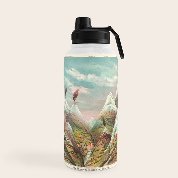 "View of Nature in Ascending Regions" by Levi Walter Yaggy, 1893 Water Bottle