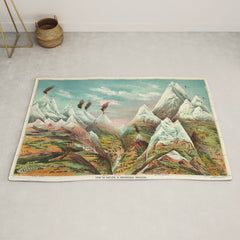 "View of Nature in Ascending Regions" by Levi Walter Yaggy, 1893 Rug