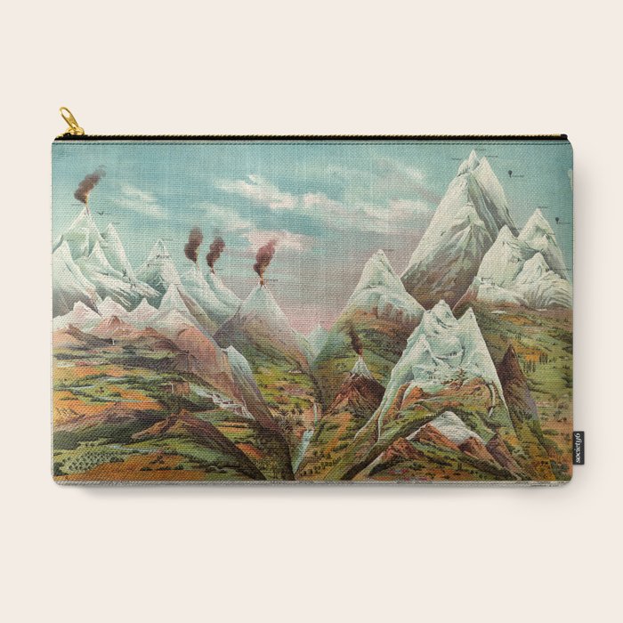"View of Nature in Ascending Regions" by Levi Walter Yaggy, 1893 Carry All Pouch