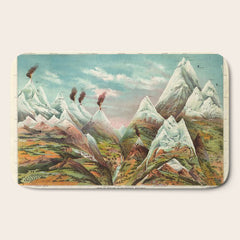 "View of Nature in Ascending Regions" by Levi Walter Yaggy, 1893 Bath Mat