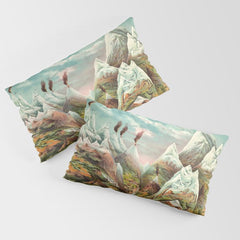 "View of Nature in Ascending Regions" by Levi Walter Yaggy, 1893 Pillow Sham