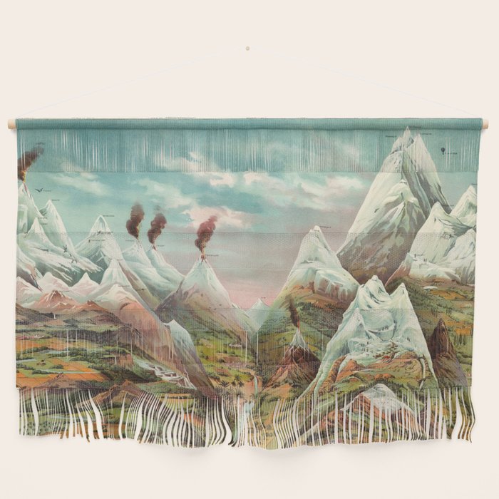 "View of Nature in Ascending Regions" by Levi Walter Yaggy, 1893 Wall Hanging