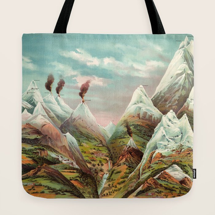 "View of Nature in Ascending Regions" by Levi Walter Yaggy, 1893 Tote Bag