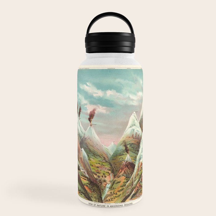 "View of Nature in Ascending Regions" by Levi Walter Yaggy, 1893 Water Bottle