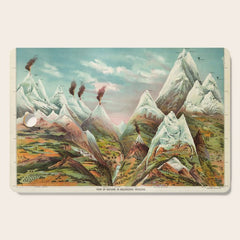 "View of Nature in Ascending Regions" by Levi Walter Yaggy, 1893 Cutting Board