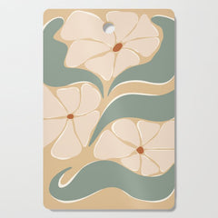 70s big flower botanical land 2 Cutting Board
