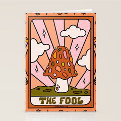 0. The Fool Mushroom Stationery Card