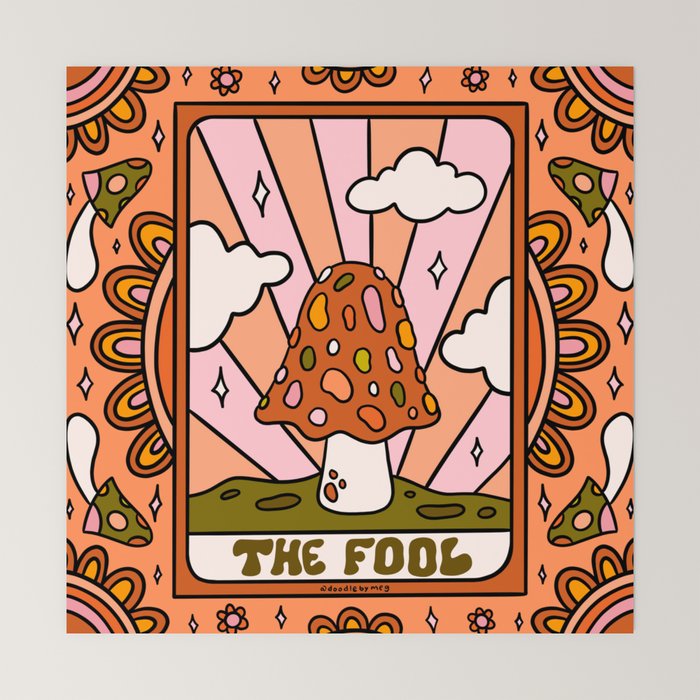 0. The Fool Mushroom Mini Art Print