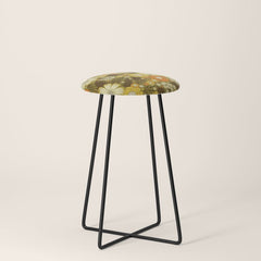 1970s Retro/Vintage Floral Pattern Stool