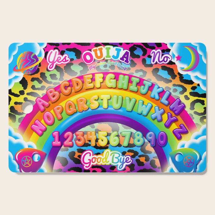 1997 Neon Rainbow Spirit Board Cutting Board
