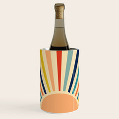 60s retro sun  Wine Chiller