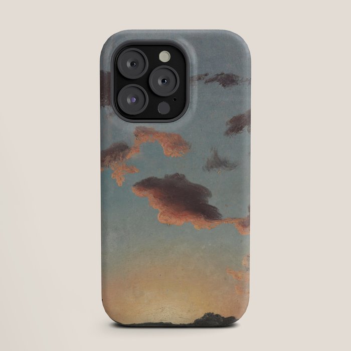 "Cloud Study" by Knud Baade, 1838 iPhone Case