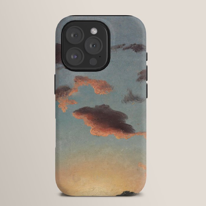 "Cloud Study" by Knud Baade, 1838 iPhone Case