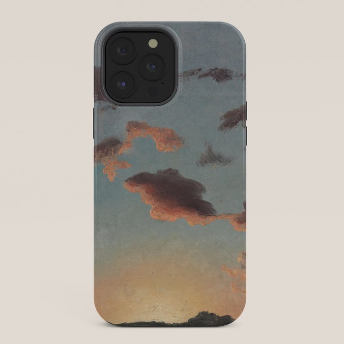 "Cloud Study" by Knud Baade, 1838 iPhone Case