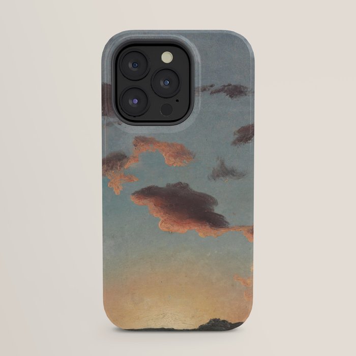 "Cloud Study" by Knud Baade, 1838 iPhone Case