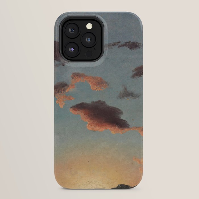 "Cloud Study" by Knud Baade, 1838 iPhone Case