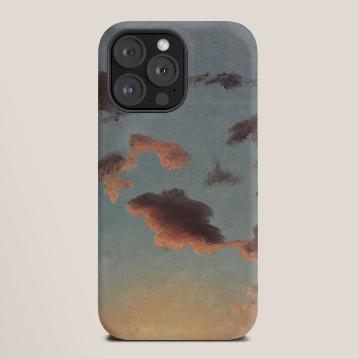 "Cloud Study" by Knud Baade, 1838 iPhone Case