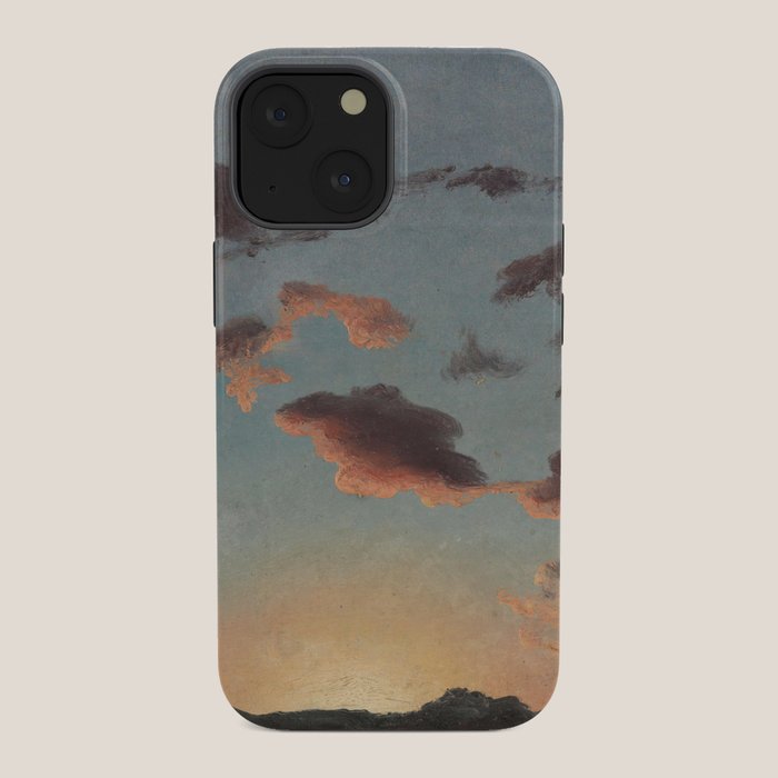 "Cloud Study" by Knud Baade, 1838 iPhone Case